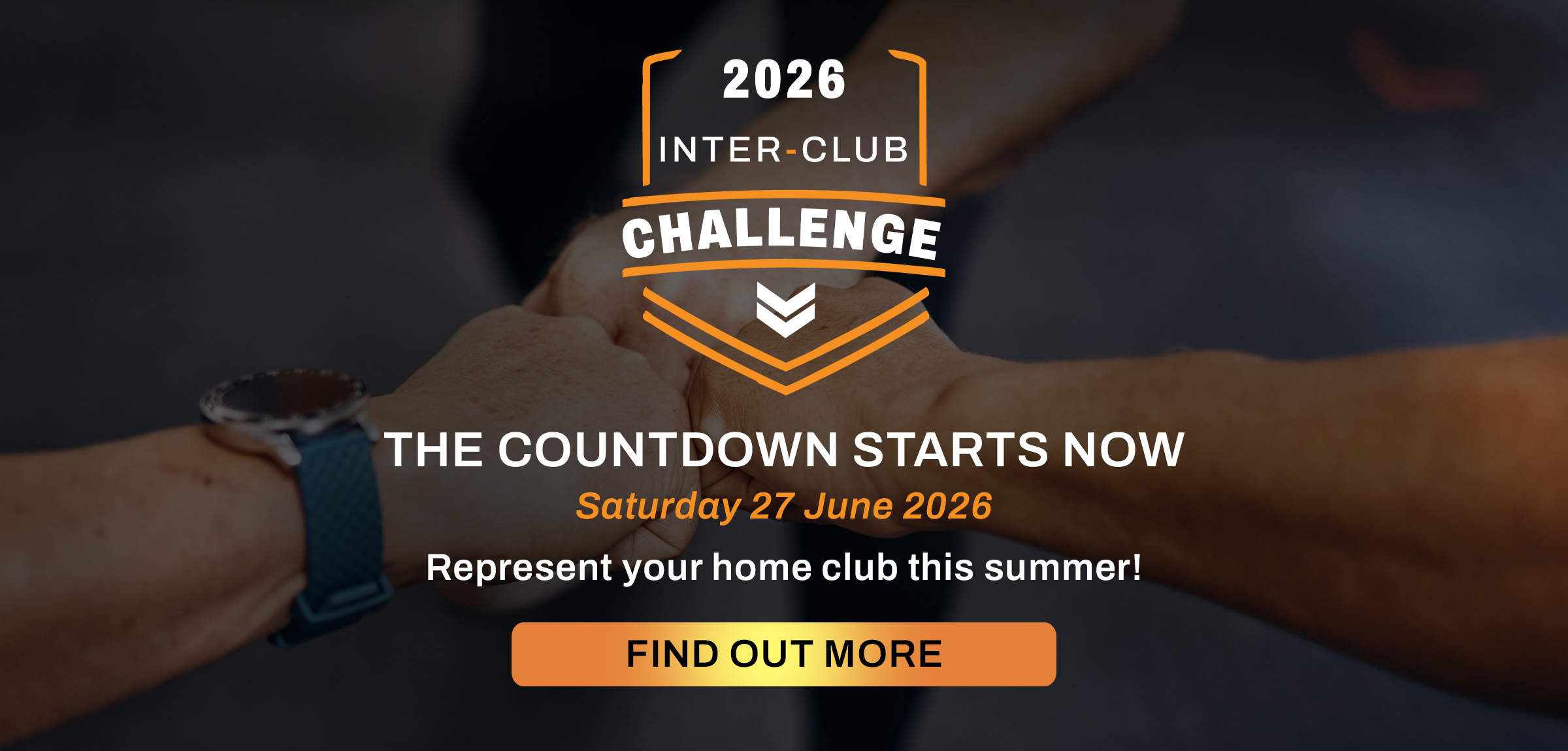 The Countdown Starts Now. Saturday 27 June 2026. Represent your home club this summer! Click here to learn more.